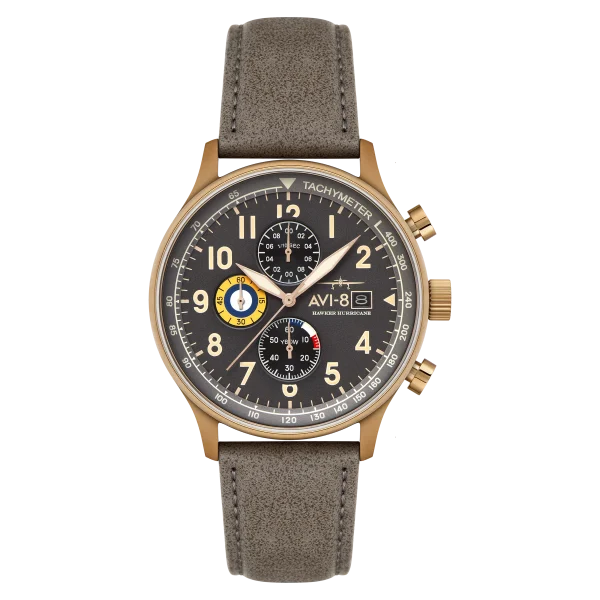 Hawker Hurricane – Fossil Grey – Classic Chronograph