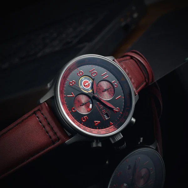 Hawker Hurricane – Blood Red – Classic Chronograph 5