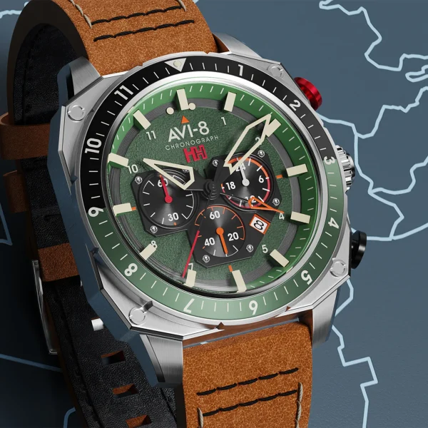 Hawker Hunter – FOREST – Atlas Dual Time Chronograph 3