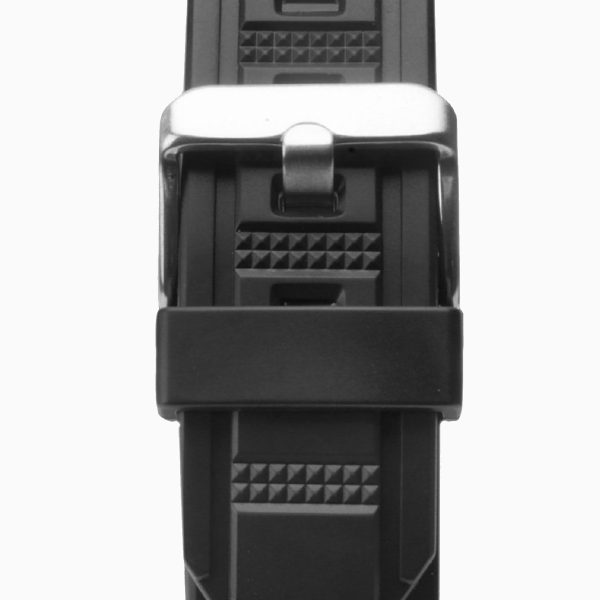 Digital Men’s Watch  –  Black Case & Plastic Strap with Dial 2