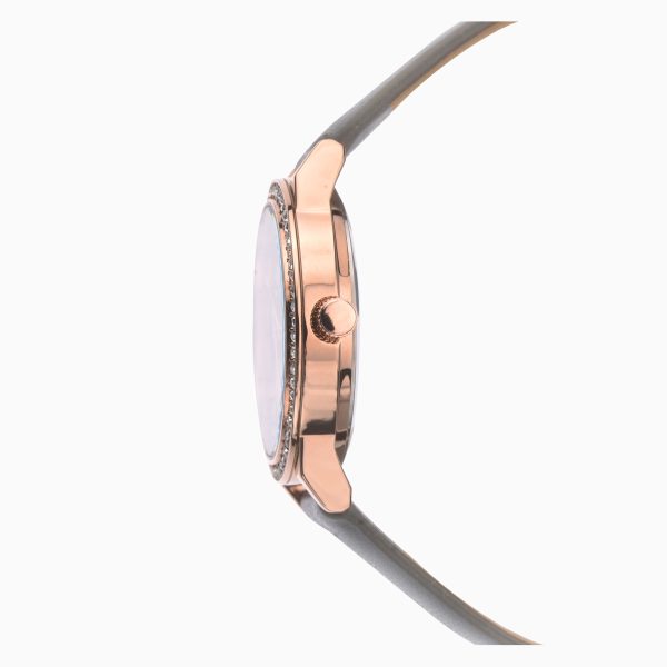 Day To Night Ladies Watch  –  Rose Gold Case & PU Strap with Grey Dial 6