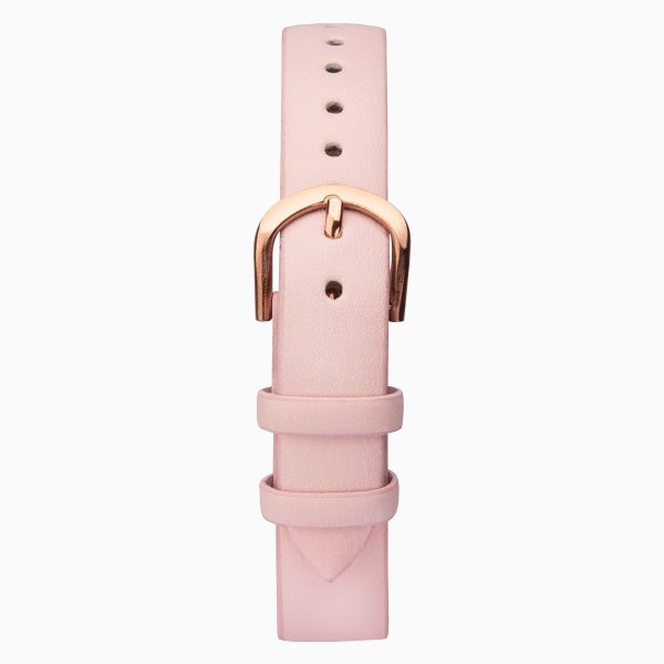 Ladies Watch  –  Rose Gold Case & PU Strap with Pink Dial 3