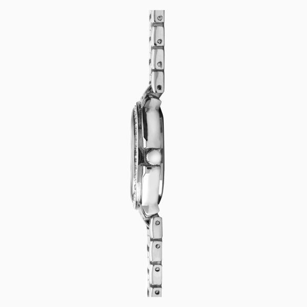 Day To Night Ladies Watch  –  Silver Case & Alloy Bracelet with White Dial 5