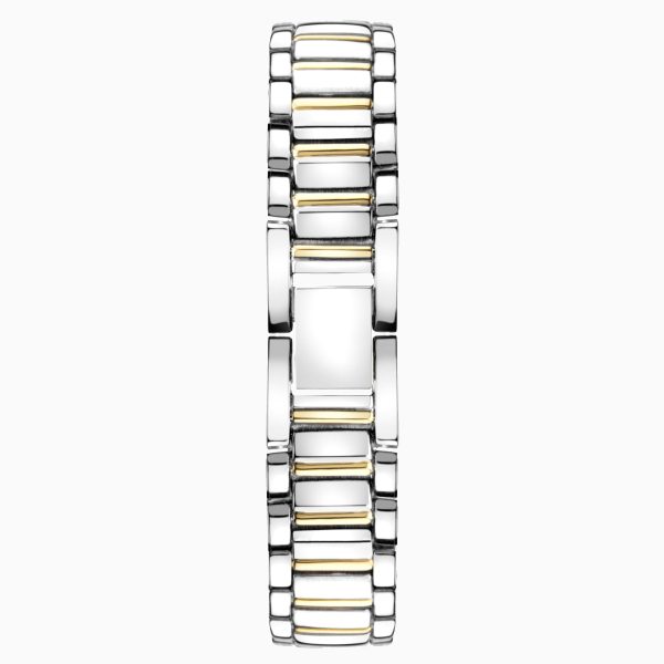 Ladies Watch  –  Two Tone Case & Alloy Bracelet with Silver Dial 3