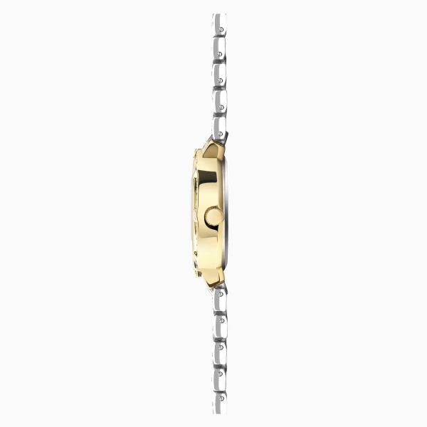 Ladies Watch  –  Two Tone Case & Alloy Bracelet with Silver Dial 5