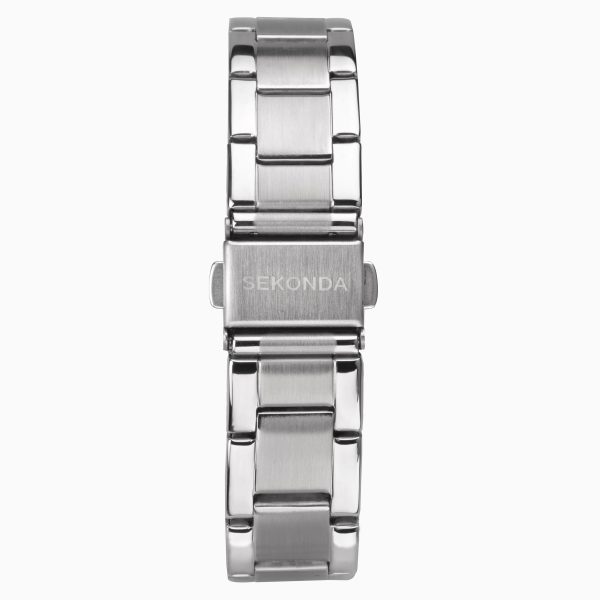 Taylor Ladies Watch  –  Silver Alloy Case & Stainless Steel Bracelet with Rainbow Dial 2