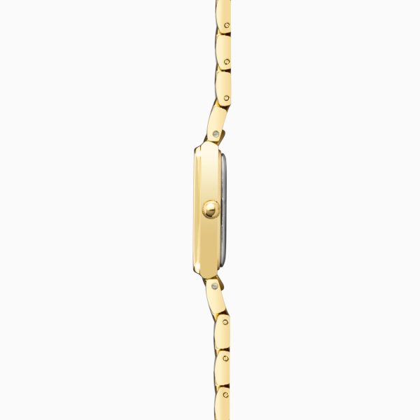 Lunar Ladies Watch  –  Gold Alloy Case & Bracelet with Gold Dial 5