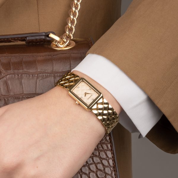 Lunar Ladies Watch  –  Rose Gold Alloy Case & Bracelet with Rose Gold Dial 3