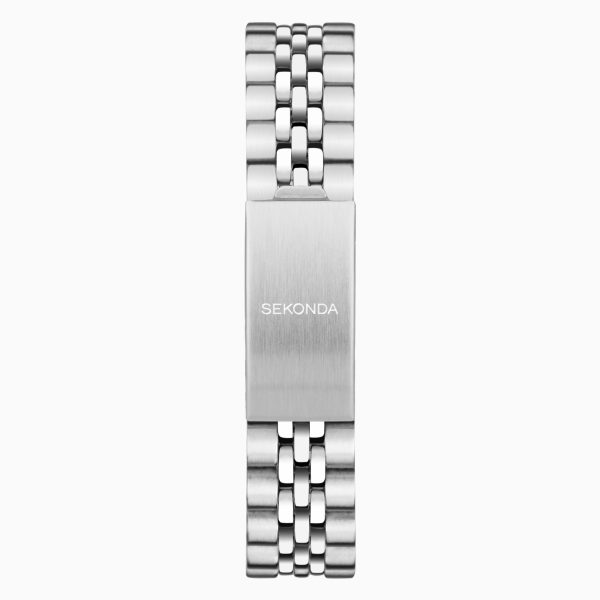 Balearic Ladies Watch  –  Silver Alloy Case & Stainless Steel Bracelet with Green Dial 2