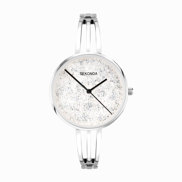 Stardust Ladies Watch  –  Silver Alloy Case & Bracelet with Silver Dial