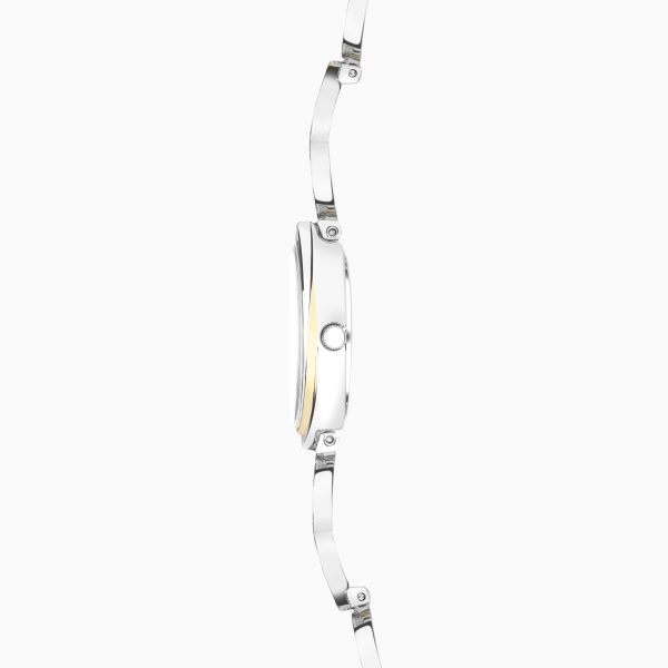 Hidden Hearts Ladies Watch  –  Two Tone Alloy Case & Bracelet with Silver Dial 5