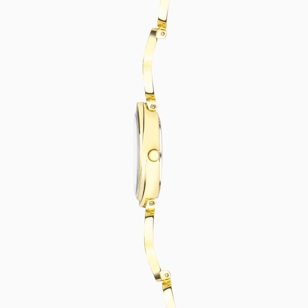 Hidden Hearts Ladies Watch  –  Gold Alloy Case & Bracelet with Champagne Dial 5