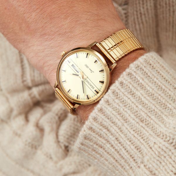 Originals Men’s Watch  –  Gold Case & Stainless Steel Bracelet with Cream Dial 2