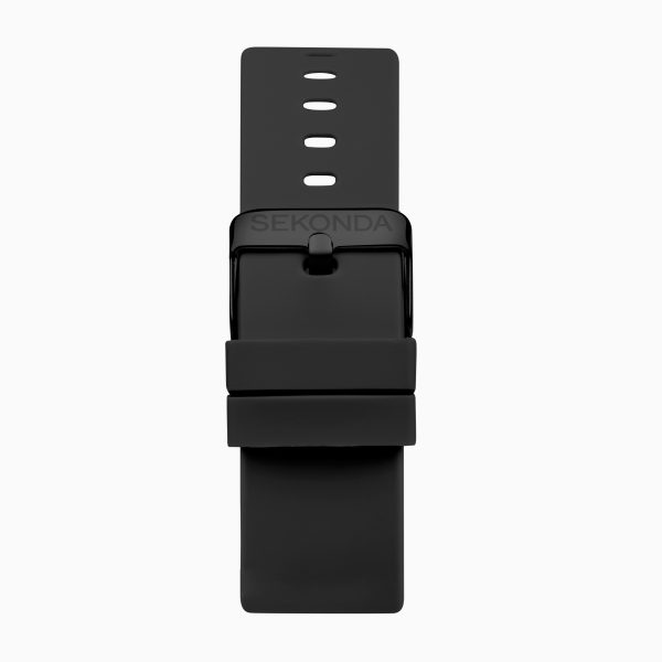 Motion Smart Watch  –  Black Case & Silicone Strap 5