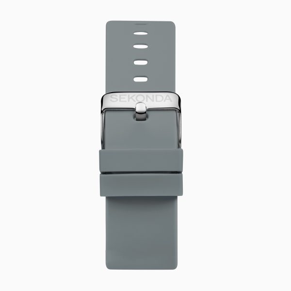 Motion Smart Watch  –  Grey Case & Silicone Strap 2