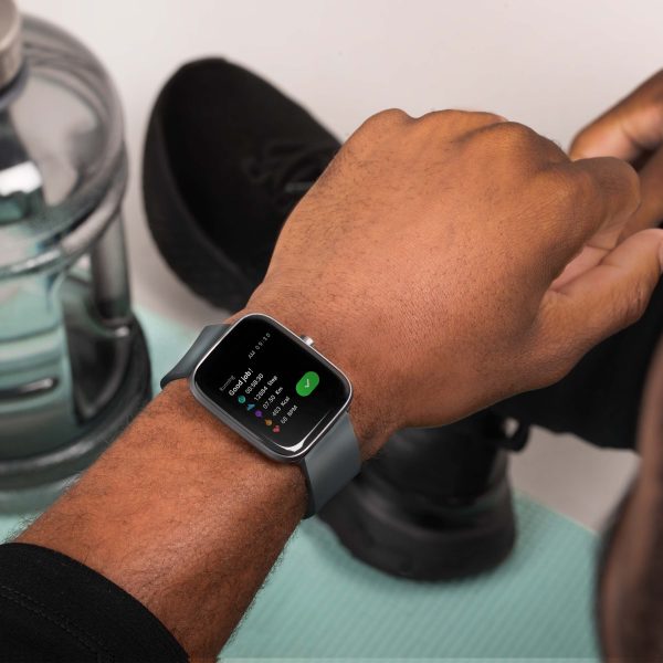 Motion Smart Watch  –  Grey Case & Silicone Strap 5