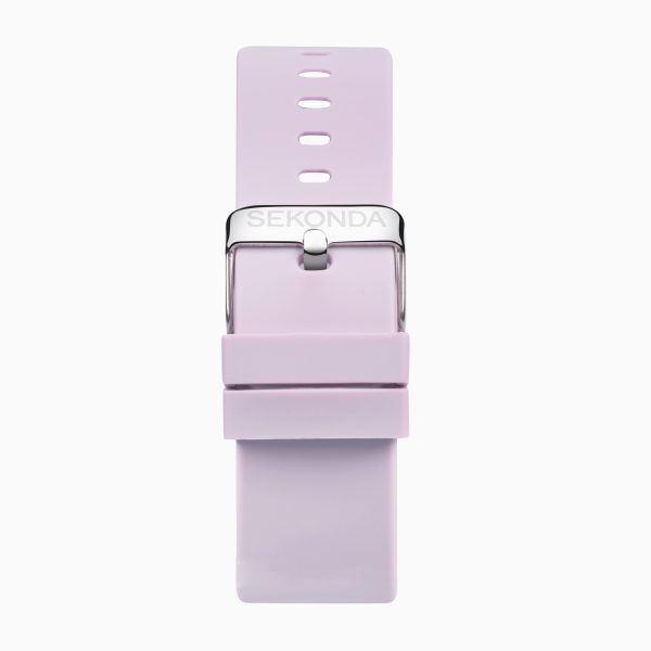 Motion Smart Watch  –  Lilac Case & Silicone Strap 2