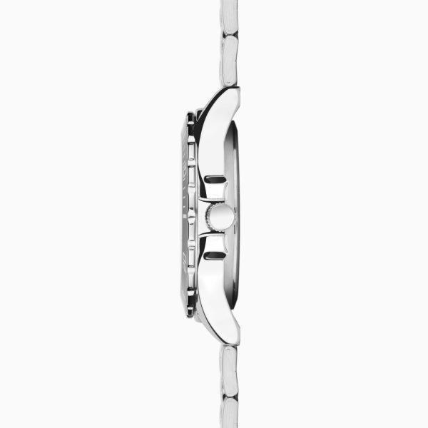 Hudson Men’s Watch  –  Stainless Steel Case & Bracelet with Black Dial 5