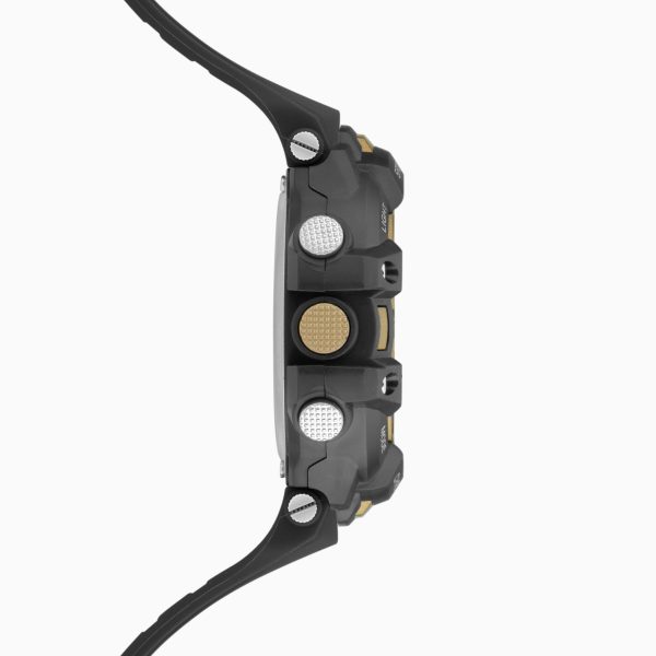 Crossfell Digital Men’s Watch  –  Black Plastic Case & Strap with Black LCD Display 2