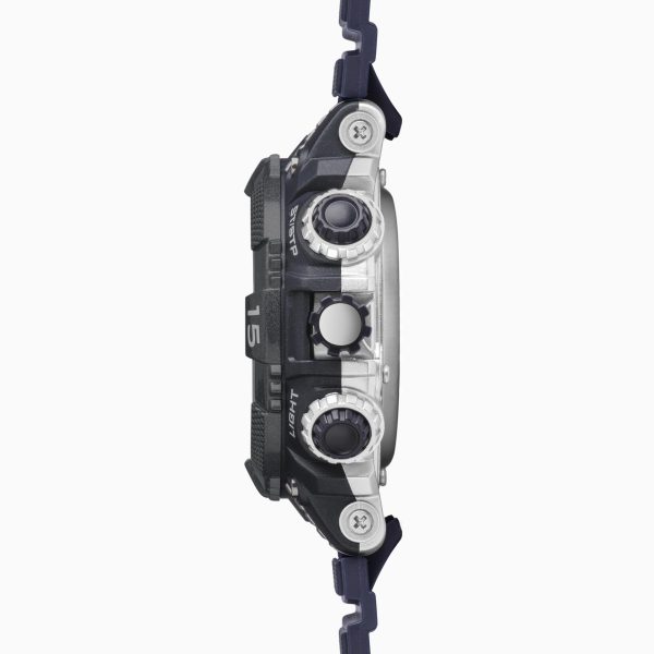 Malvern Digital Men’s Watch  –  Navy Plastic Case & Strap with Navy Dial 6