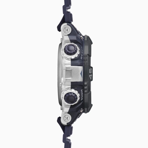 Malvern Digital Men’s Watch  –  Navy Plastic Case & Strap with Navy Dial 3