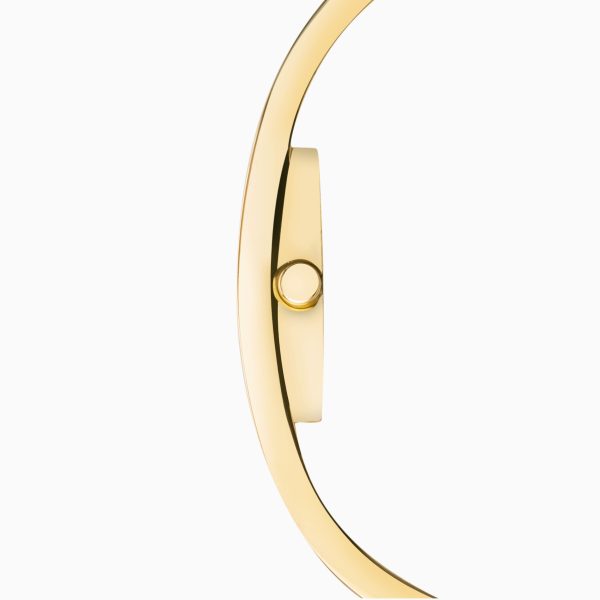 Ladies Classic Grecian Watch  –  Gold Case & Alloy Bracelet with Champagne Dial 5