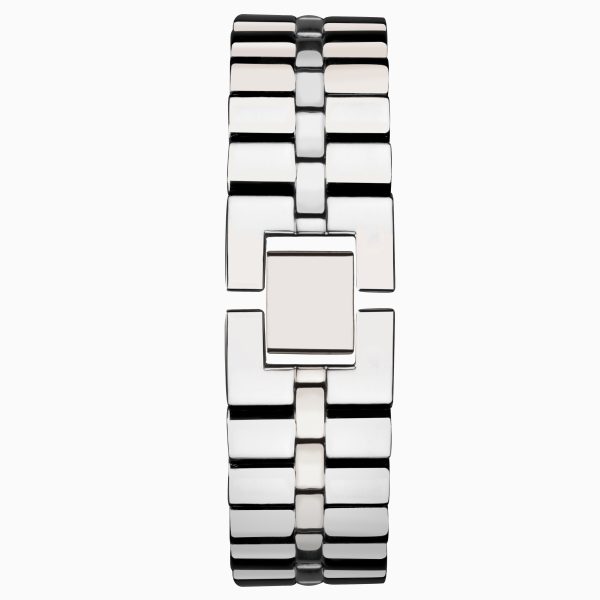 Ladies Dress Watch  –  Silver Case & Alloy Bracelet with Blue Dial 3