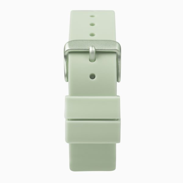 Palette Ladies Watch  –  Light Sage Case & Silicone Strap with Light Sage Dial 3