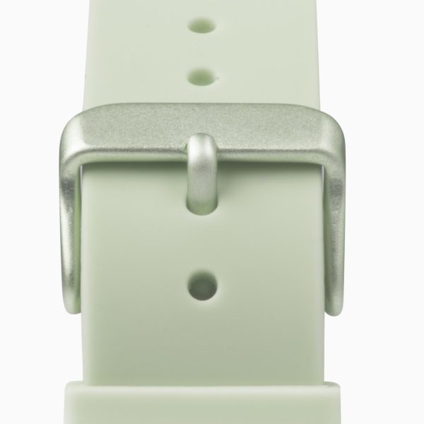 Palette Ladies Watch  –  Light Sage Case & Silicone Strap with Light Sage Dial 2
