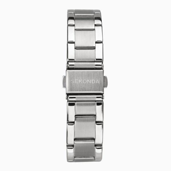 Taylor Ladies Watch  –  Silver Case & Stainless Steel Bracelet with Pale Green Dial 3