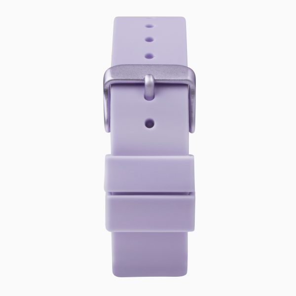 Palette Ladies Watch  –  Light Violet Case & Silicone Strap with Light Violet Dial 2