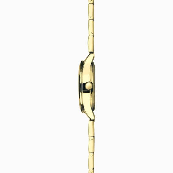 Taylor Ladies Watch  –  Gold Case & Stainless Steel Bracelet with Champagne Dial 7