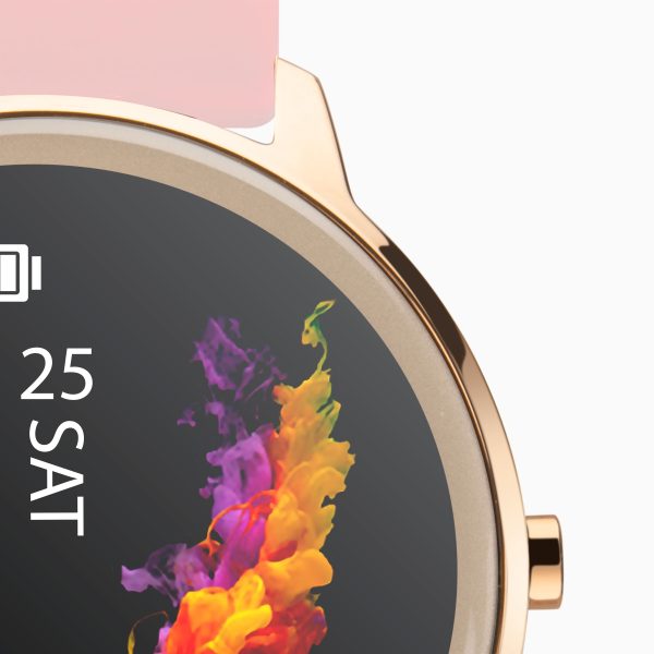 Flex Smart Watch  –  Rose Gold Case & Pink Silicone Strap 4