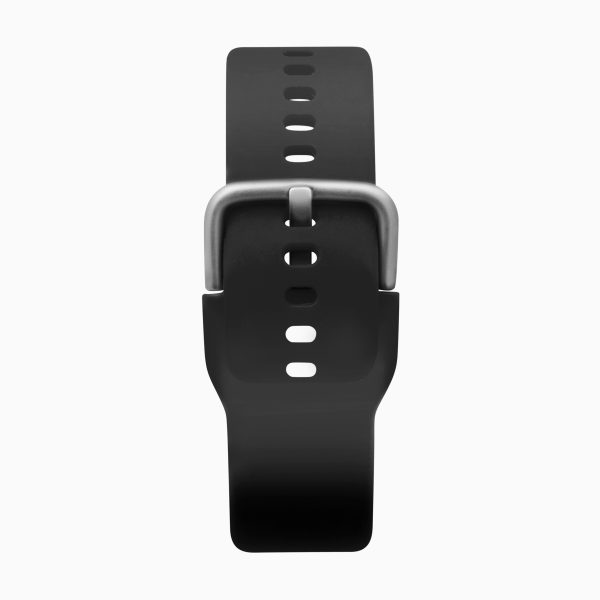 Flex Smart Watch  –  Silver Case & Black Silicone Strap 3