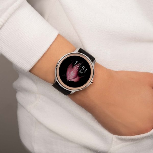 Flex Smart Watch  –  Silver Case & Black Silicone Strap 5