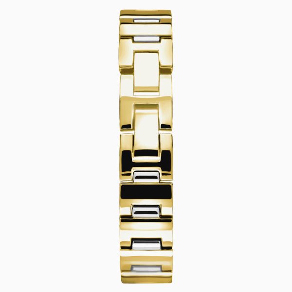 Amelia Ladies Watch  –  Gold Case & Two Tone Alloy Bracelet with Grey Dial 2