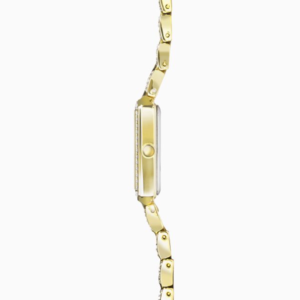 Sparkle Ladies Watch  –  Gold Case & Alloy Bracelet with Champagne Dial 5