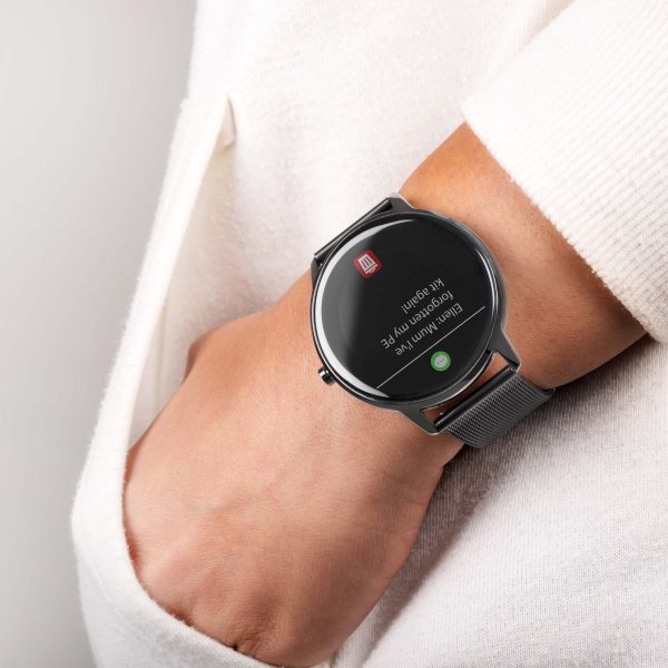 Flex Smart Watch  –  Grey Case & Mesh Strap 6