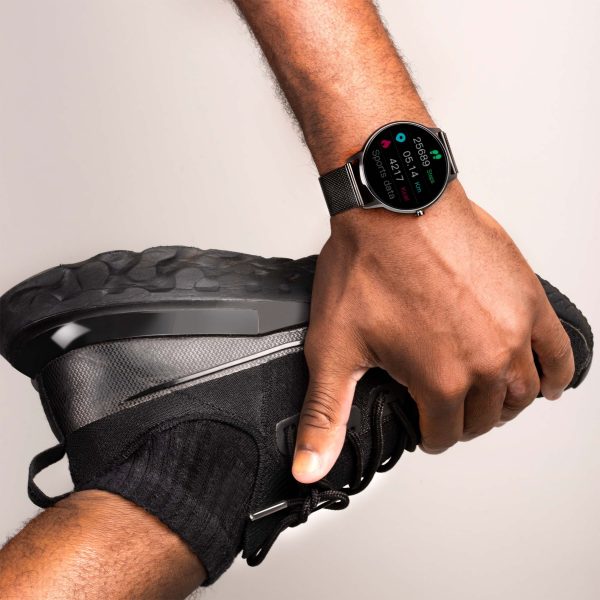 Flex Smart Watch  –  Black Case & Mesh Strap 6