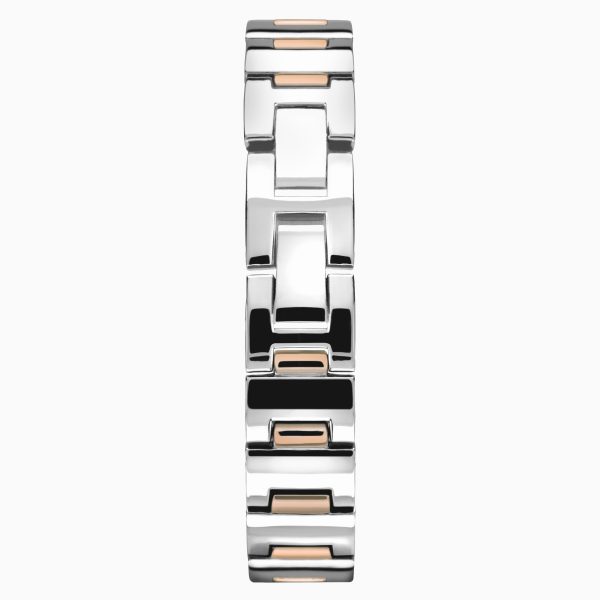 Amelia Ladies Watch  –  Two Tone Case & Alloy Bracelet with Rose Dial 2