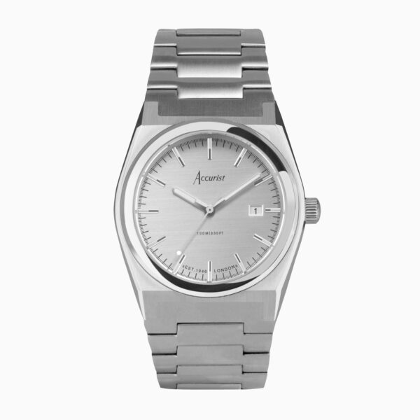 Accurist Origin Men’s Watch – Silver Case & Stainless Steel Bracelet with Silver Dial