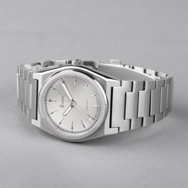 Accurist Origin Ladies Watch – Silver Case & Stainless Steel Bracelet with Silver Dial 2
