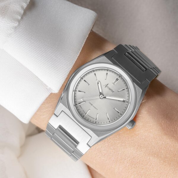 Accurist Origin Ladies Watch – Silver Case & Stainless Steel Bracelet with Silver Dial 4