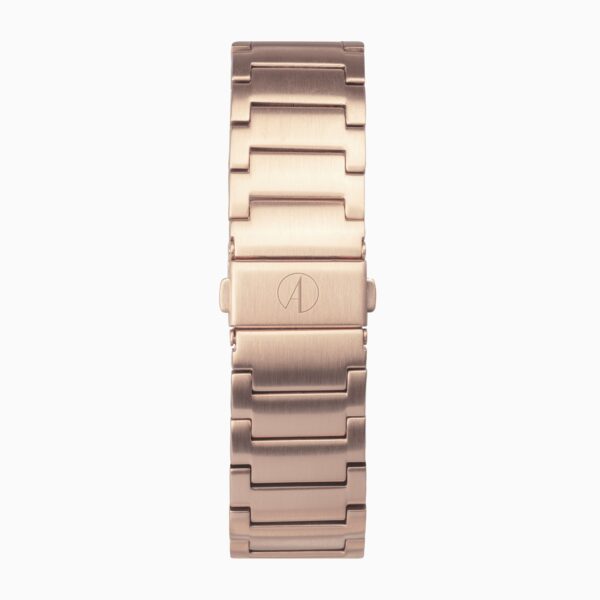 Accurist Origin Ladies Watch – Rose Gold Case & Stainless Steel Bracelet with White Dial 3