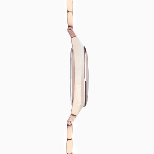 Accurist Origin Ladies Watch – Rose Gold Case & Stainless Steel Bracelet with White Dial 5