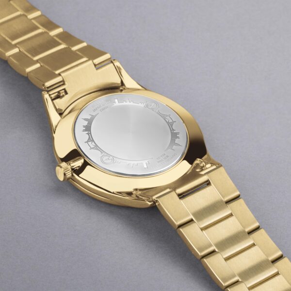Accurist Classic Men’s Watch – Gold Case & Stainless Steel Bracelet with Silver Dial 5