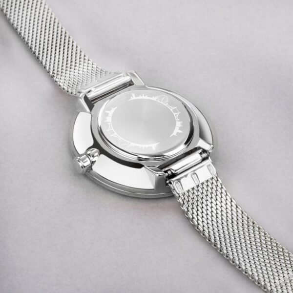 Accurist Jewellery Ladies Watch – Silver Case & Stainless Steel Bracelet with Rose Quartz Dial 4