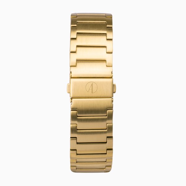 Accurist Origin Automatic Men’s Watch – Gold Stainless Steel Case & Bracelet with White Dial 5