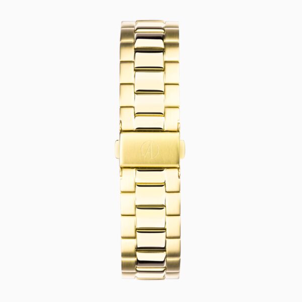 Accurist Everyday Solar Men’s Watch – Gold Stainless Steel Case & Bracelet with Green Dial 4