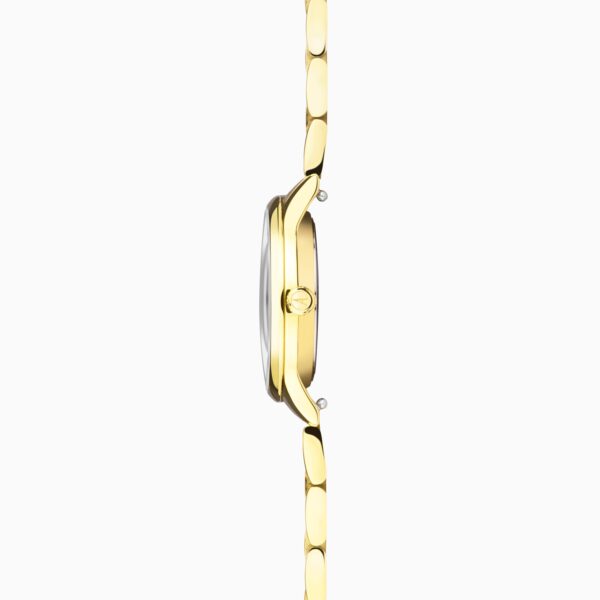 Accurist Dress Diamond Ladies Watch – Gold Stainless Steel Case & Bracelet with Champagne Dial 8